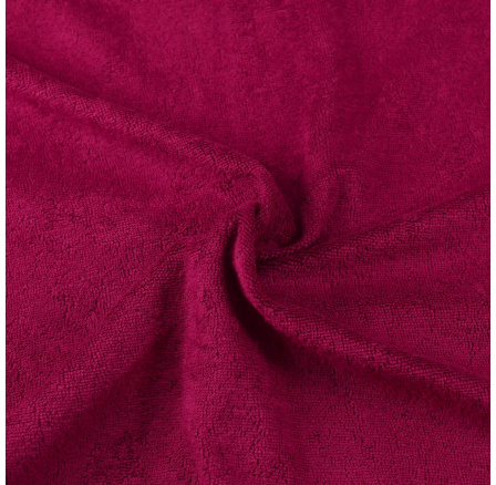 Froté prestieradlo vínové 140x200