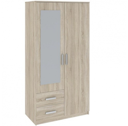 Šatní skriňa TAMINA 2D2S, Dub Sonoma