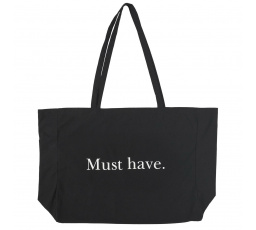 Shopper taška Must Have čierna