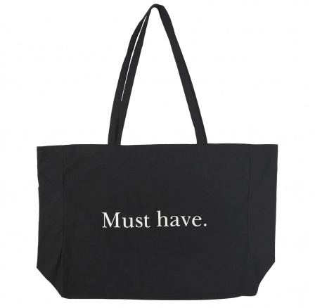 Shopper taška Must Have čierna