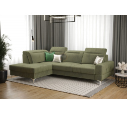 Rohová sedacia súprava MALIBU MINI 180X250 - ľavá, olivová