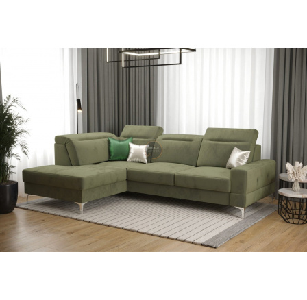 Rohová sedacia súprava MALIBU MINI 180X250 - ľavá, olivová Rohová sedacia súprava MALIBU MINI 180X250 - ľavá, olivová