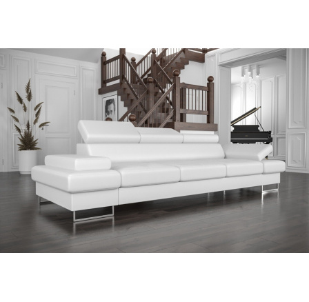 Sofa GALAXY III 300 cm - biela eko koža