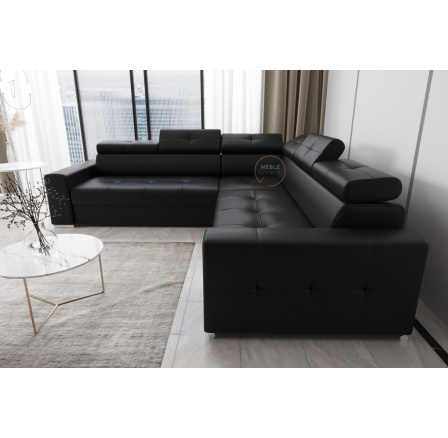 Rohová sedacia súprava s funkciou spania MARGO MAX 270x270 - Pravá strana, voliteľný odtieň Rohová sedacia súprava s funkciou spania MARGO MAX 270x270 - Pravá strana, voliteľný odtieň