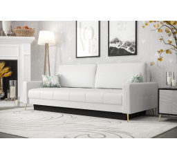 Sofa kožená PIANO DL - biela koža