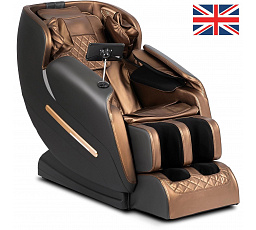 Masážne kreslo VX MAX Hnedá Ekokoža Anglické Menu