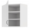 Horná rohová skrinka STILO - 60x60 GN-72 1F (45­°), Biela/Biela