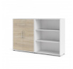 Komoda OFFICE 80400/105, Dub sonoma/Biela