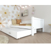 Posteľ s prístelkou Romantic 446 biela