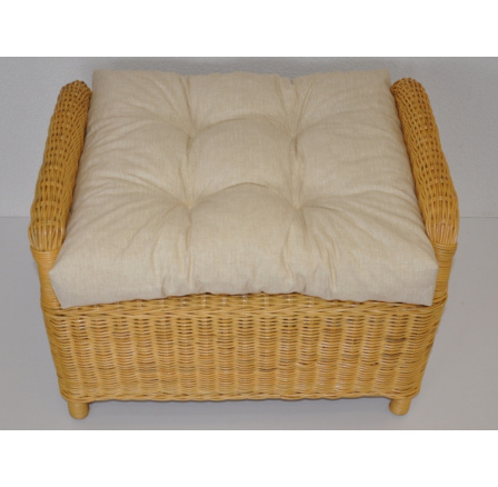 Vankúš na ratanovú stoličku Ear - svetlo béžová látka