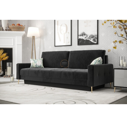 Sofa PIANO DL 225 cm - čierna
