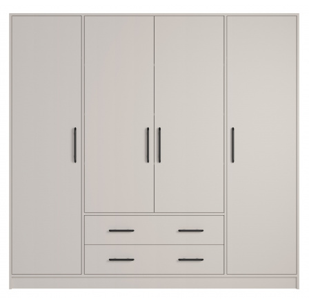 Šatní skriňa SMART SR1 bez zrkadla, Kašmír