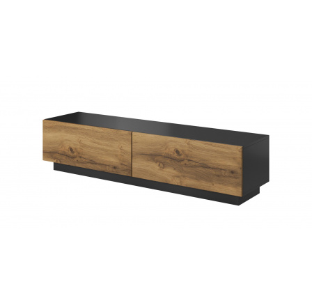 TV stolík LIVO RTV 160, antracit/dub Votan TV stolík LIVO RTV 160, antracit/dub Votan