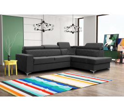 Rohová sedacia súprava Silk P sivá