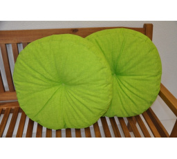 Vankúš okrúhly veľký svetlozelený set 2 ks