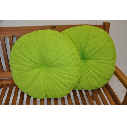 Vankúš okrúhly veľký svetlozelený set 2 ks