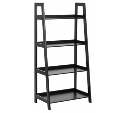 Regál Wally I čierny/čierny