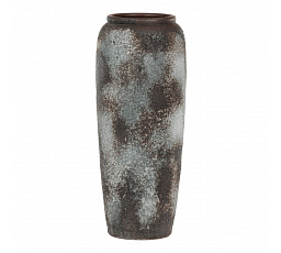 Váza keramická - výška 90 cm, hnědo-šedá