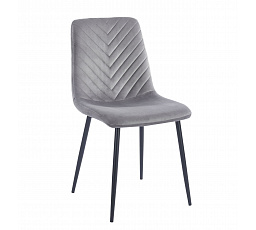 Stolička velvet sivá K5-FX