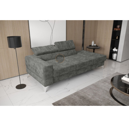 Sofa TOSCANIA II leňoška 205 cm - sivá, pravá strana