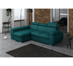Rohová sedacia súprava Bodie ľavá tyrkysová