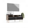 TV komoda RUBY, Hickory/Čierna
