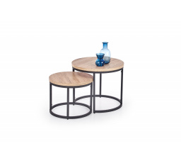 Konferenčný stôl OREO sada, dub san remo/čierna