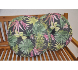 Vankúš okrúhly veľký list Monstera set 2 kusy