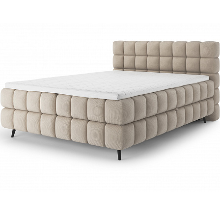 Čalúnená posteľ - boxspring SABENO 140x200, Calmora 18 Čalúnená posteľ - boxspring SABENO 140x200, Calmora 18