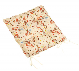 Sedák prešívaný 40x40 cm lístočky farebné