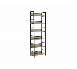 Regál RAW R6, Dub/Čierny