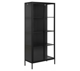 Vitrína Newcastle vysoká čierna