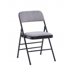 Skladacia stolička sivá - ATEST BHP K24-FXJG