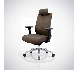 Ergonomická kancelárska stolička hnedá VECTOT