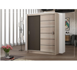 šatník Sewilla 203 Dub sonoma / láva