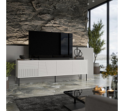 TV komoda ABI 200 4D, biela