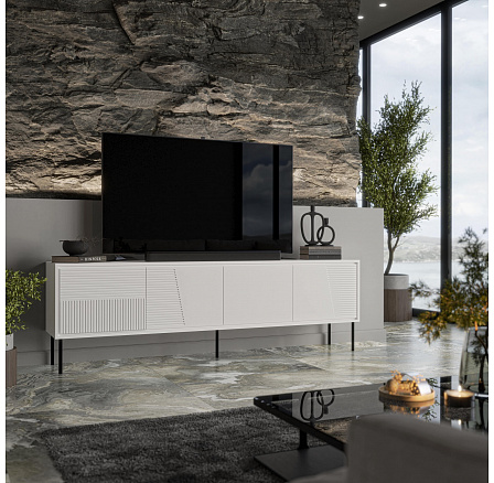 TV komoda ABI 200 4D, biela