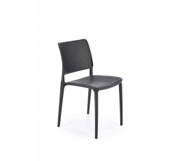Jedálenská stolička stohovateľná K514, čierna 