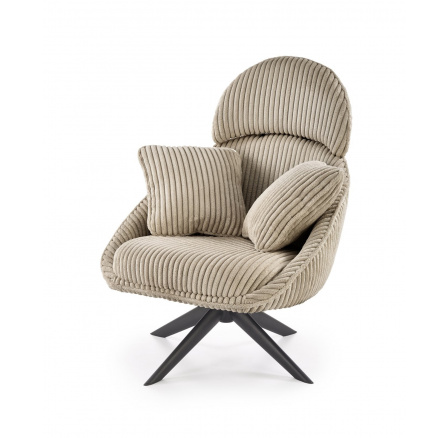 Moderné kreslo MERRY 2, cappuccino