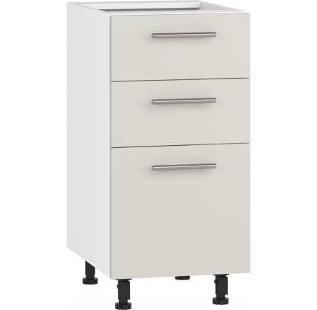 Kuchynská dolná skrinka VENTO D3S-40/82, kašmír