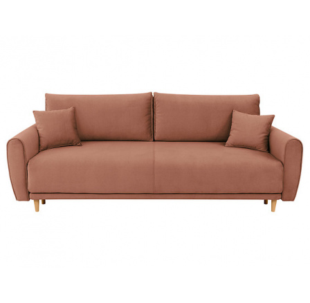 Pohovka MANILA LUX 3DL, Fantasy velvet 318 oranžová 