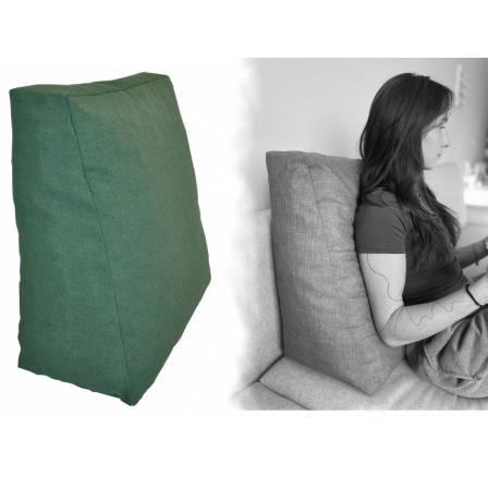 Relaxačný vankúš - tmavozelené odlesky