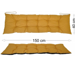 Podsedák 150x40 žltý melír