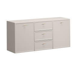 LORINI KOMODA 150 2D3SZ - kašmír / zlatá T-bar / závesná