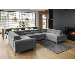 Rohová sedacia súprava v tvare U LOUIS, Gojo 05 Pravá
