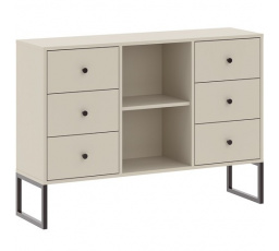 Komoda LINEA 6S, Kašmír/Čierna