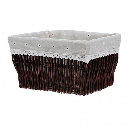 Koš regálový, barva hnědá. Koš regálový, barva hnědá.