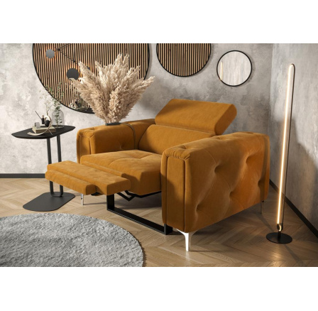 Kreslo ORION, relax 110 cm - oranžová Kreslo ORION, relax 110 cm - oranžová