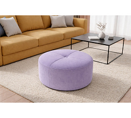 Puf TILIA PIK Ø72 CM MCV2248(ODTIEŇ FIALOVEJ) - RÝCHLE ODOSLANIE