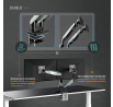 Dvojitý držiak na monitory 49 palcov, šedo-čierny RGB X-Arm Dual